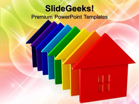 Energy Rating Houses Real Estate PowerPoint Templates And PowerPoint Themes 0912
