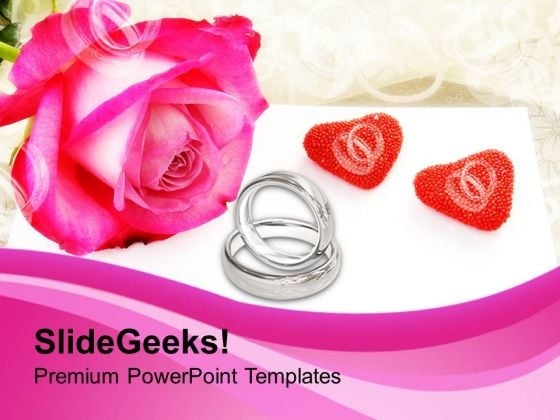 Engagement Time With Wedding Rings PowerPoint Templates Ppt Backgrounds For Slides 0313 Engagement Time With Wedding Rings PowerPoint Templates Ppt Backgrounds For Slides 0313