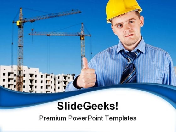 Engineer Construction PowerPoint Templates And PowerPoint Backgrounds 0411 Engineer Construction PowerPoint Templates And PowerPoint Backgrounds 0411