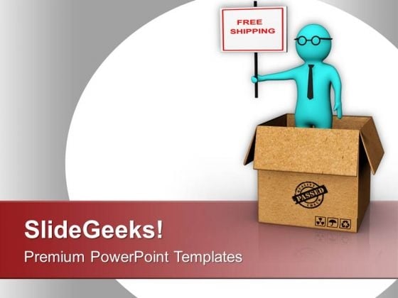 Enjoy Free Shipping On Online Shopping PowerPoint Templates Ppt Backgrounds For Slides 0813 Enjoy Free Shipping On Online Shopping PowerPoint Templates Ppt Backgrounds For Slides 0813