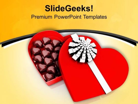 Enjoy Tasty Heart Shaped Chocolate PowerPoint Templates Ppt Backgrounds For Slides 0713 Enjoy Tasty Heart Shaped Chocolate PowerPoint Templates Ppt Backgrounds For Slides 0713