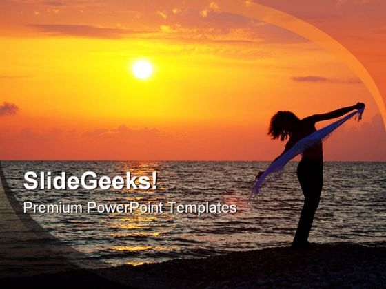 Evening On Seashore Beach PowerPoint Themes And PowerPoint Slides 0311 Evening On Seashore Beach PowerPoint Themes And PowerPoint Slides 0311