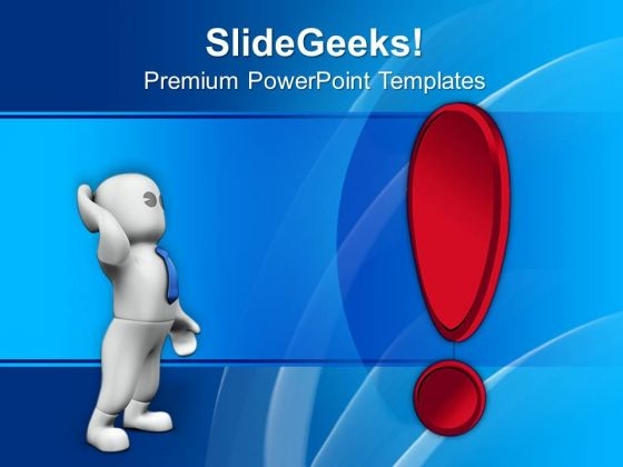 Exclamation Mark People PowerPoint Templates And PowerPoint Themes 0712