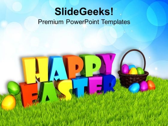 Express Your Wishes With Happy Easter Theme PowerPoint Templates Ppt Backgrounds For Slides 0313 Express Your Wishes With Happy Easter Theme PowerPoint Templates Ppt Backgrounds For Slides 0313
