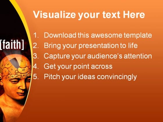 Faith People PowerPoint Template 0610 multipurpose interactive