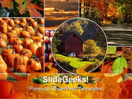 Fall Collage Nature PowerPoint Themes And PowerPoint Slides 0411