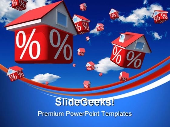 Falling Houses Rates Real Estate PowerPoint Themes And PowerPoint Slides 0711 Falling Houses Rates Real Estate PowerPoint Themes And PowerPoint Slides 0711