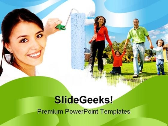 Family People PowerPoint Template 0810 Family People PowerPoint Template 0810