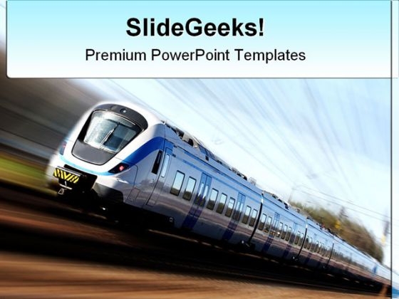 Fast Train Travel PowerPoint Themes And PowerPoint Slides 0511 Fast Train Travel PowerPoint Themes And PowerPoint Slides 0511