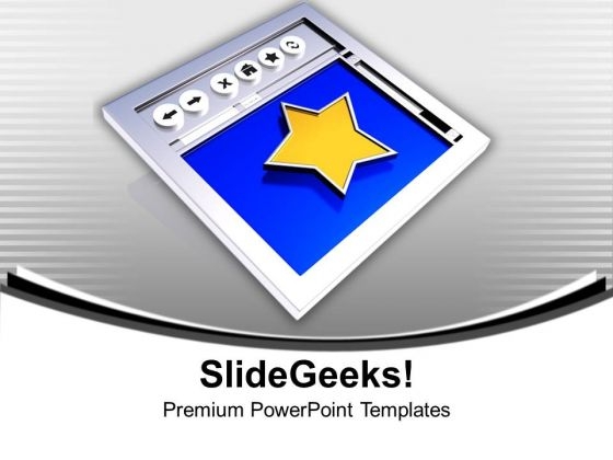 Favourites Browser Internet PowerPoint Templates Ppt Background For Slides 1112 Favourites Browser Internet PowerPoint Templates Ppt Background For Slides 1112