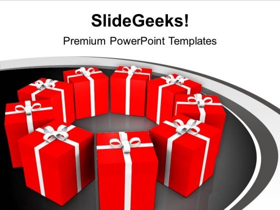 Festive Gifts In Circle Events PowerPoint Templates Ppt Backgrounds For Slides 1212 Festive Gifts In Circle Events PowerPoint Templates Ppt Backgrounds For Slides 1212