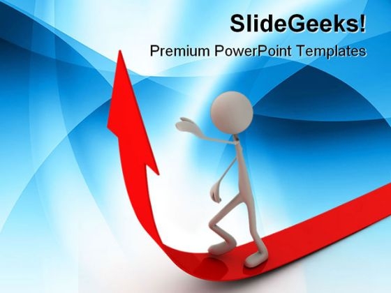 Figure Walking On Arrow Success PowerPoint Templates And PowerPoint Backgrounds 0311 Figure Walking On Arrow Success PowerPoint Templates And PowerPoint Backgrounds 0311