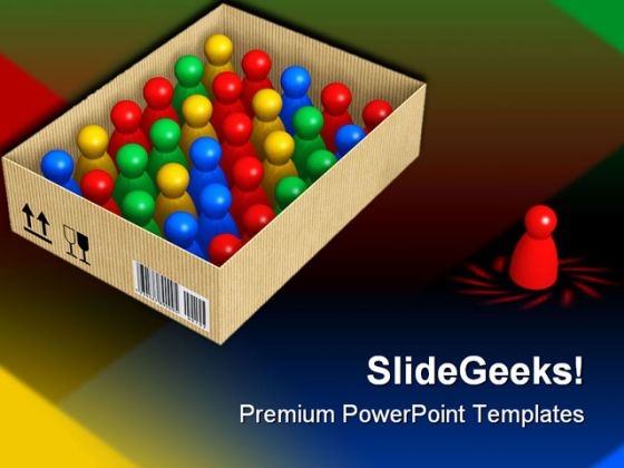 Figures In Box Leadership PowerPoint Themes And PowerPoint Slides 0511 Figures In Box Leadership PowerPoint Themes And PowerPoint Slides 0511