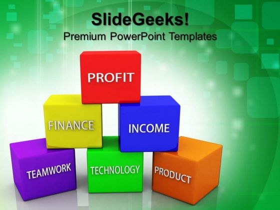 Finance Support Pyramid Success PowerPoint Templates And PowerPoint Themes 0612