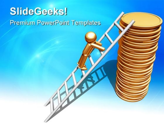 financial_ladder_success_powerpoint_templates_and_powerpoint_backgrounds_0911_title