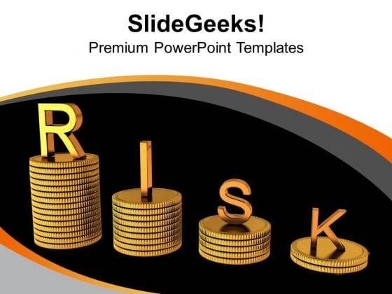 Financial Risk On Stack Of Dollar Coins PowerPoint Templates Ppt Backgrounds For Slides 0313 Financial Risk On Stack Of Dollar Coins PowerPoint Templates Ppt Backgrounds For Slides 0313