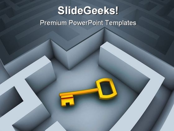 Find Key Business PowerPoint Template 1110 Find Key Business PowerPoint Template 1110
