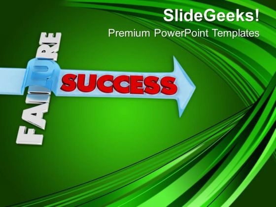 Find Success And Jump Failure PowerPoint Templates Ppt Backgrounds For Slides 0713