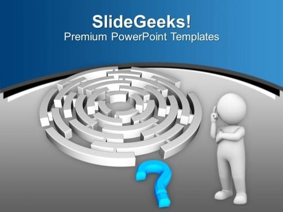 Find The Exact Path PowerPoint Templates Ppt Backgrounds For Slides 0513