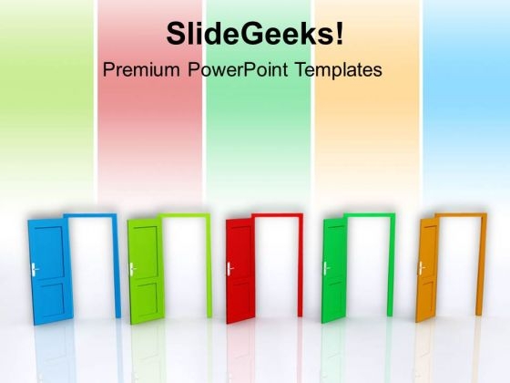 find the right way business theme powerpoint templates ppt