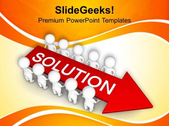 Find The Solution With Team Help PowerPoint Templates Ppt Backgrounds For Slides 0713
