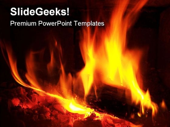 Fire Abstract PowerPoint Templates And PowerPoint Backgrounds 0411