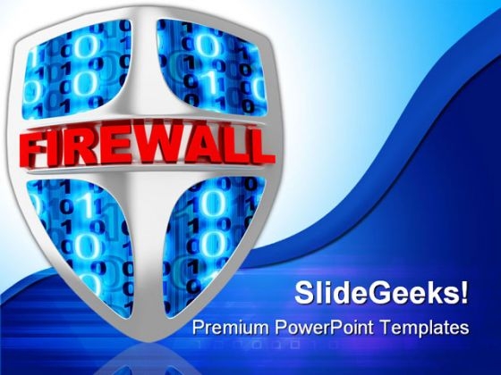Fire Wall Technology PowerPoint Themes And PowerPoint Slides 0211
