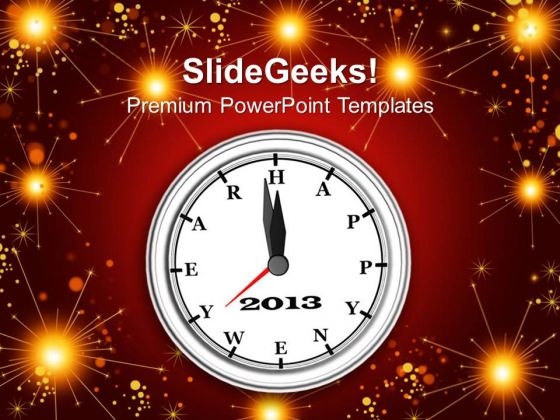 Fireworks In The Night 2013 Clock Festival PowerPoint Templates Ppt Backgrounds For Slides 1212 Fireworks In The Night 2013 Clock Festival PowerPoint Templates Ppt Backgrounds For Slides 1212