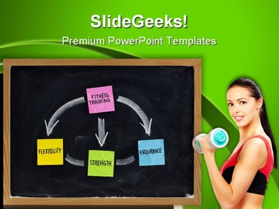 Fitness Training Concept Health PowerPoint Templates And PowerPoint Backgrounds 0711