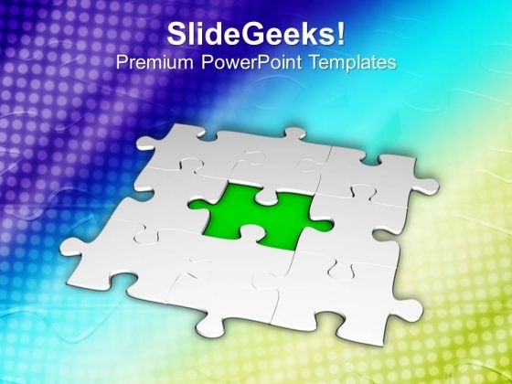 Fixed Puzzle Found Solution PowerPoint Templates Ppt Backgrounds For Slides 0813 Fixed Puzzle Found Solution PowerPoint Templates Ppt Backgrounds For Slides 0813