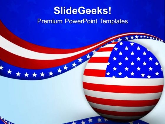 Flag Of Usa Is Symbol Of Victory And Patriotism PowerPoint Templates Ppt Backgrounds For Slides 0713 Flag Of Usa Is Symbol Of Victory And Patriotism PowerPoint Templates Ppt Backgrounds For Slides 0713