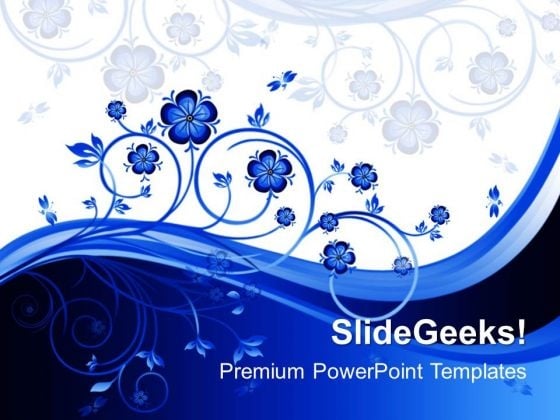 Floral Beauty PowerPoint Templates And PowerPoint Themes 0412 Floral Beauty PowerPoint Templates And PowerPoint Themes 0412