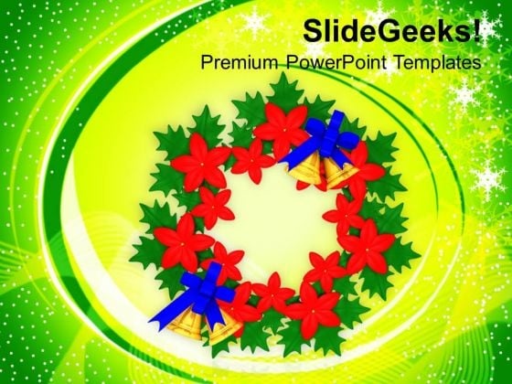 Floral Wreath Events Holidays PowerPoint Templates Ppt Backgrounds For Slides 1212 Floral Wreath Events Holidays PowerPoint Templates Ppt Backgrounds For Slides 1212