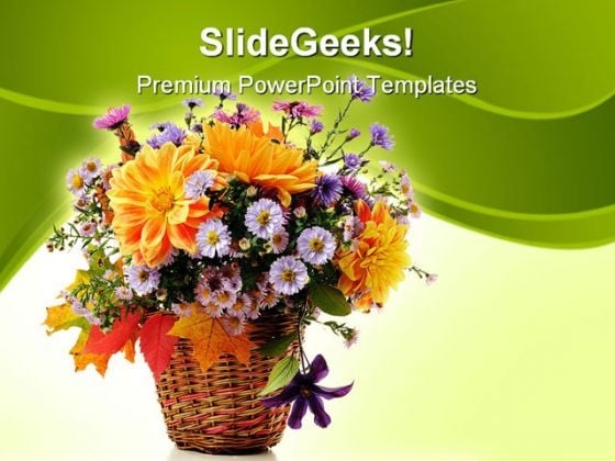 Flowers Bouquet Beauty PowerPoint Themes And PowerPoint Slides 0411 Flowers Bouquet Beauty PowerPoint Themes And PowerPoint Slides 0411