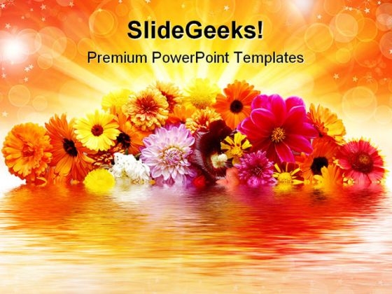 Flowers Reflection Nature PowerPoint Templates And PowerPoint Backgrounds 0311 Flowers Reflection Nature PowerPoint Templates And PowerPoint Backgrounds 0311
