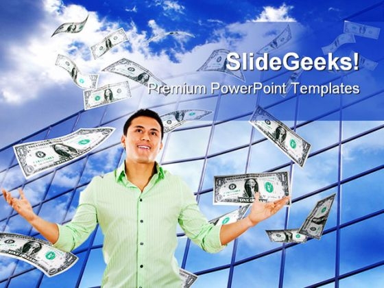 Flying Money Business PowerPoint Templates And PowerPoint Backgrounds 0211 Flying Money Business PowerPoint Templates And PowerPoint Backgrounds 0211