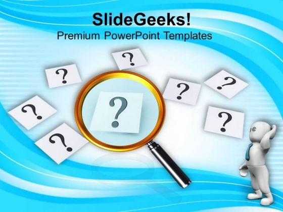 Focus On Questions Raising In Mind PowerPoint Templates Ppt Backgrounds For Slides 0513 Focus On Questions Raising In Mind PowerPoint Templates Ppt Backgrounds For Slides 0513
