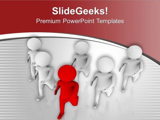 Follow The Leader For Getting Success PowerPoint Templates Ppt Backgrounds For Slides 0613 Follow The Leader For Getting Success PowerPoint Templates Ppt Backgrounds For Slides 0613