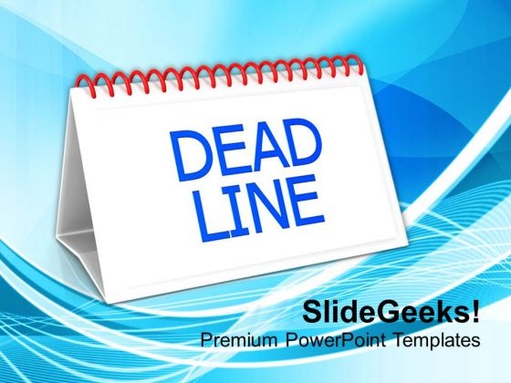 Follow Your Dead Lines For Success PowerPoint Templates Ppt Backgrounds For Slides 0713 Follow Your Dead Lines For Success PowerPoint Templates Ppt Backgrounds For Slides 0713