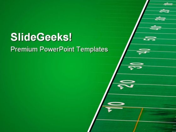 Football Field Sports PowerPoint Templates And PowerPoint Backgrounds 0911