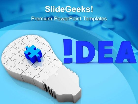 Found The Idea For Business Upliftment PowerPoint Templates Ppt Backgrounds For Slides 0513 Found The Idea For Business Upliftment PowerPoint Templates Ppt Backgrounds For Slides 0513