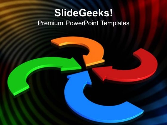 Four Colorful Arrows Business PowerPoint Templates And PowerPoint Themes 1112 Four Colorful Arrows Business PowerPoint Templates And PowerPoint Themes 1112