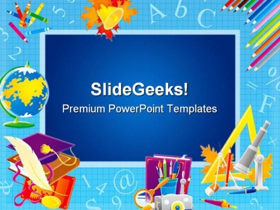 Frame Education Powerpoint Template 0610 Powerpoint Themes