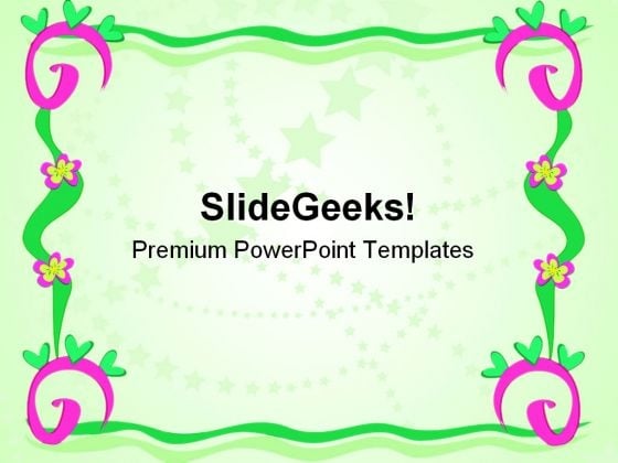 Frame Of Spirals Art PowerPoint Templates And PowerPoint Backgrounds 0611 Frame Of Spirals Art PowerPoint Templates And PowerPoint Backgrounds 0611