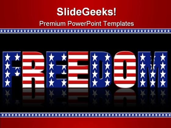 Freedom Background Americana PowerPoint Templates And PowerPoint Backgrounds 0611
