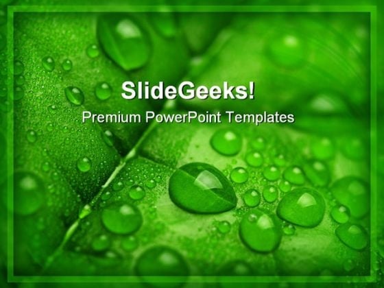 Fresh Green Leaf Nature PowerPoint Themes And PowerPoint Slides 0511 Fresh Green Leaf Nature PowerPoint Themes And PowerPoint Slides 0511