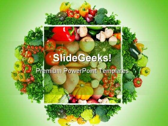 Fruits And Vegetables Health PowerPoint Themes And PowerPoint Slides 0511
