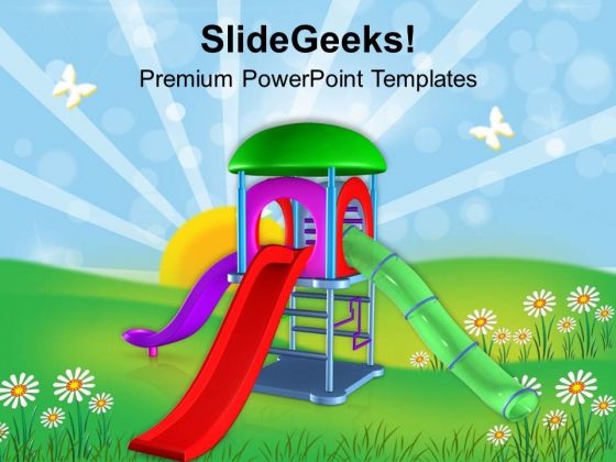 Fun Time At Playground PowerPoint Templates Ppt Backgrounds For Slides 0513 Fun Time At Playground PowerPoint Templates Ppt Backgrounds For Slides 0513