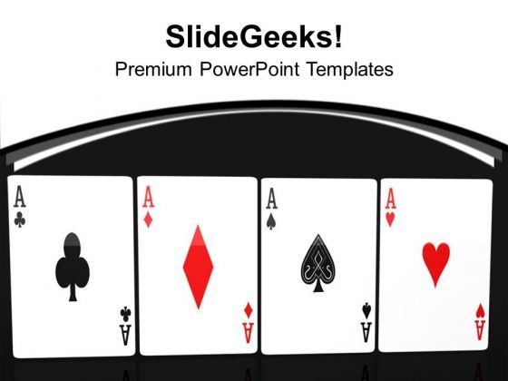Gambling Concept With Poker Cards PowerPoint Templates Ppt Backgrounds For Slides 0513 Gambling Concept With Poker Cards PowerPoint Templates Ppt Backgrounds For Slides 0513