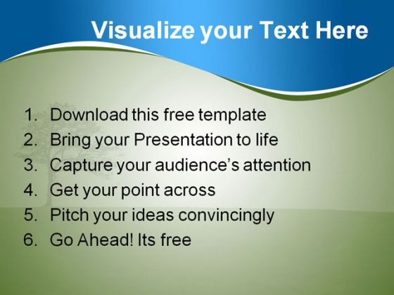 Beautiful Garden PowerPoint Template professionally slides
